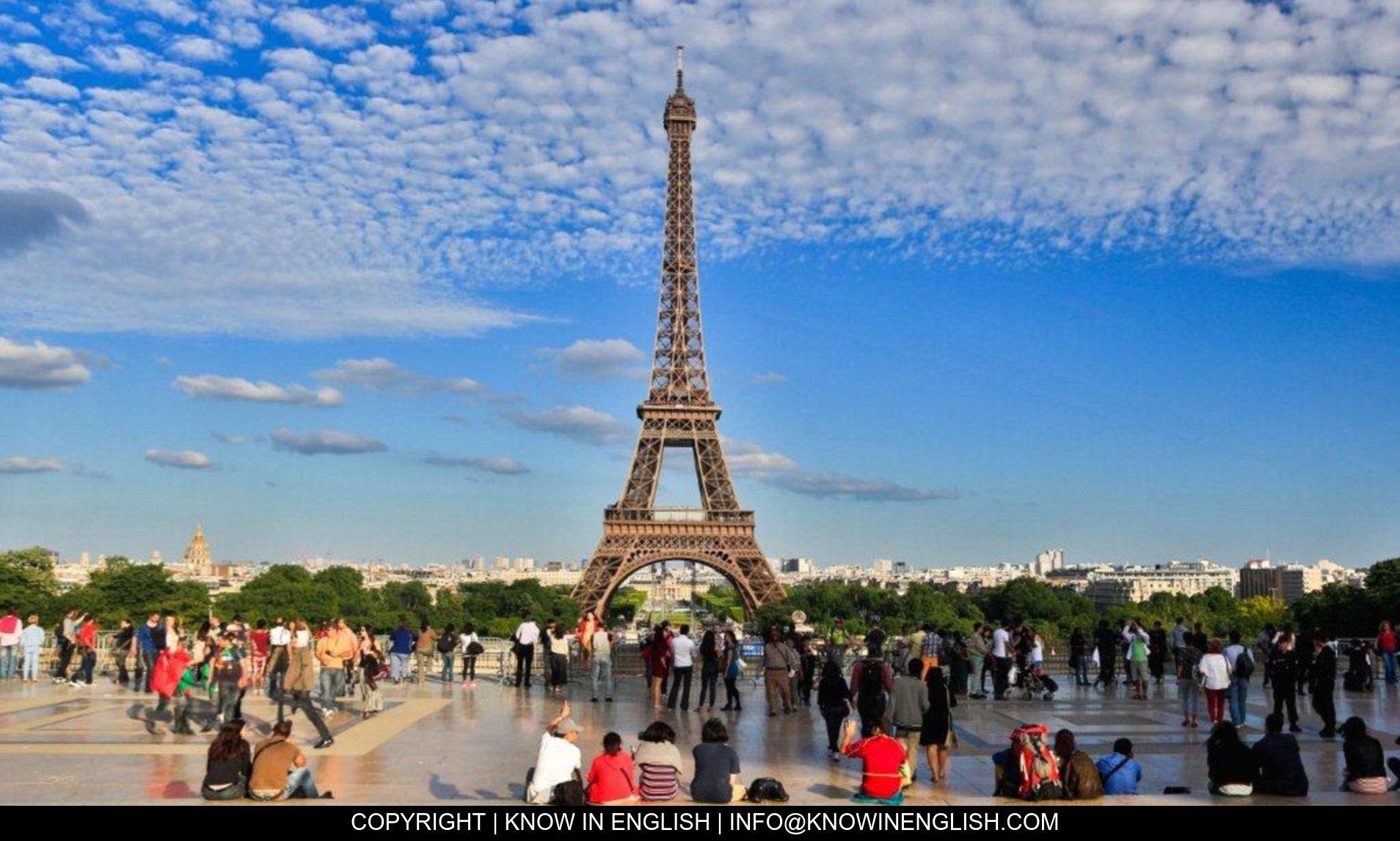 The most important tourist places in Paris | Know In English